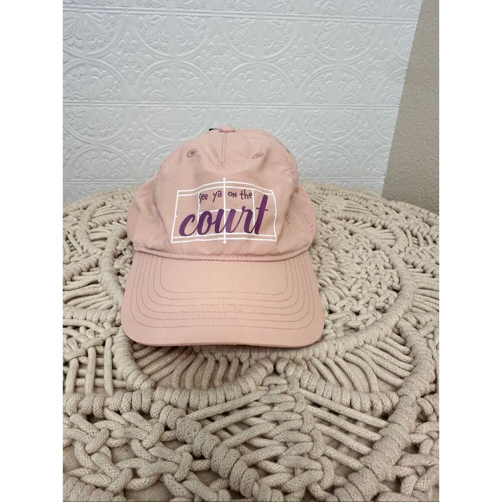 Prince Tennis Girls Meet Me on The Court Pink and Purple Baseball Cap New